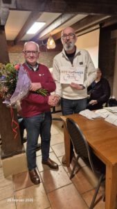 Clubkampioen recreatieve fietsers John Veldhuis